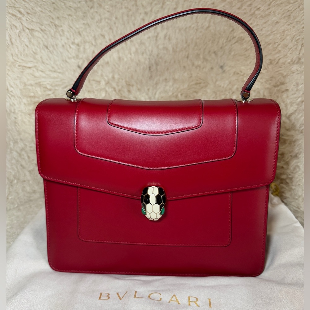 Brand New Bulgari Medium top handle bag